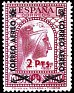 Spain 1938 Montserrat 2P S 25C Red Edifil 786